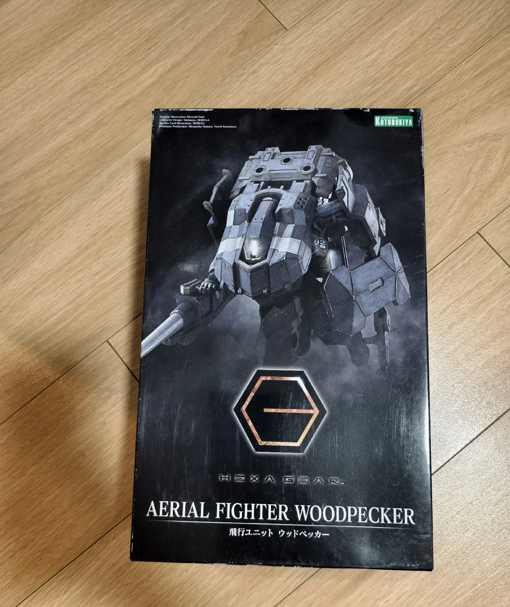 In Stock Original Kotobukiya HG054R Hexa Gear AWoodpecker Action Figure Soldier Models Ornaments