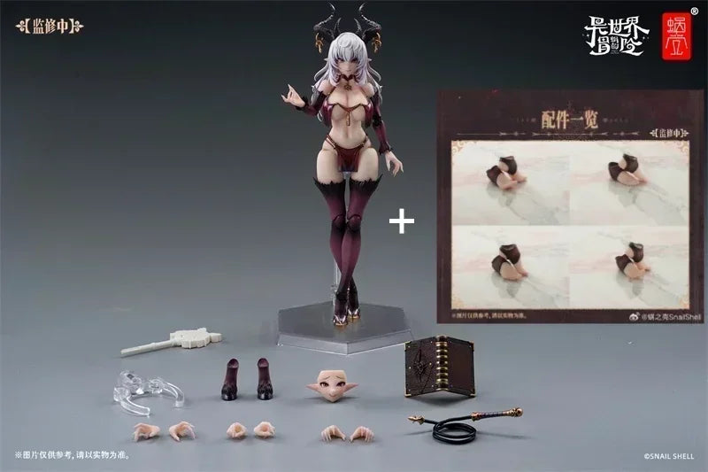 In Stock Snail Shell Succubus Lustia RPG-01 Muse Asdo RPG-02 Nun Sister 1/12 Anime Action Figure Model Toys Gifts