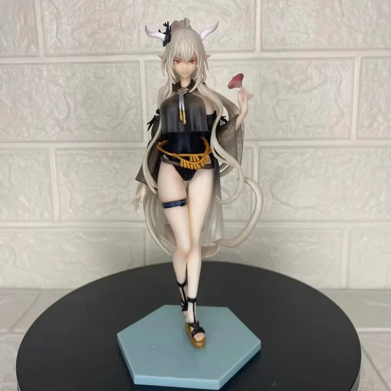 Arknights Shining Summer Swimsuit Action Figure Anime Collectible with Hand-Made Ornaments Secondary Element Limit Toy
