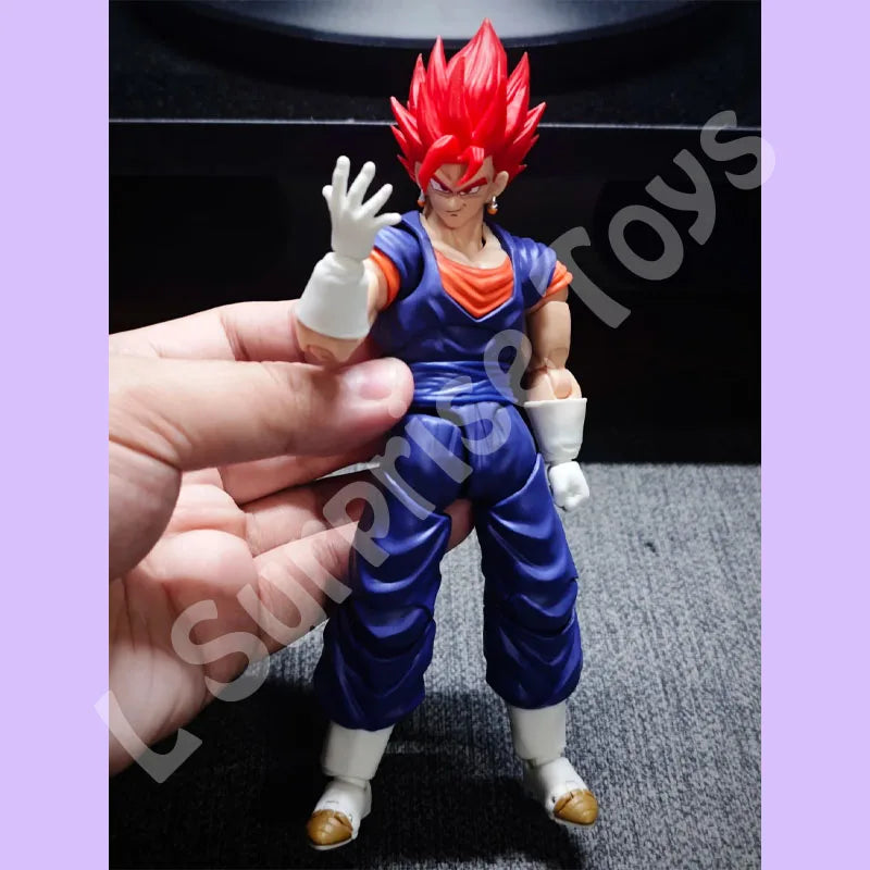 OC Toys GD Studio Dragon Ball Z SHF Super Saiyan God Vegetto Vegito Anime Action Figures Figurines Models Kids Gifts Toys