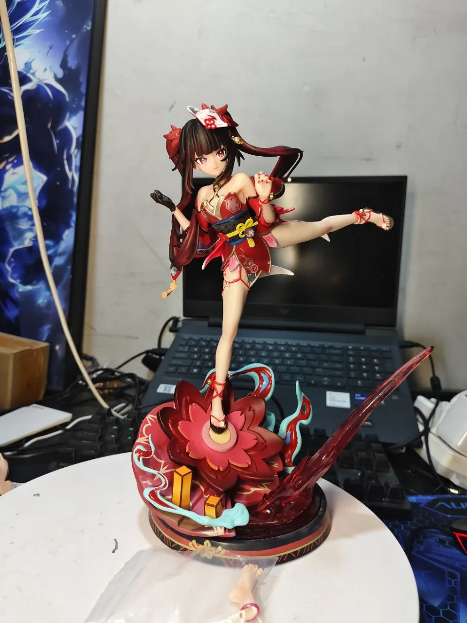 33CM Anime Honkai Star Rai Sparkle Figure Izayoiye PalaceStanding Anime Model Toy Gift Collection Decorative Ornament PVC