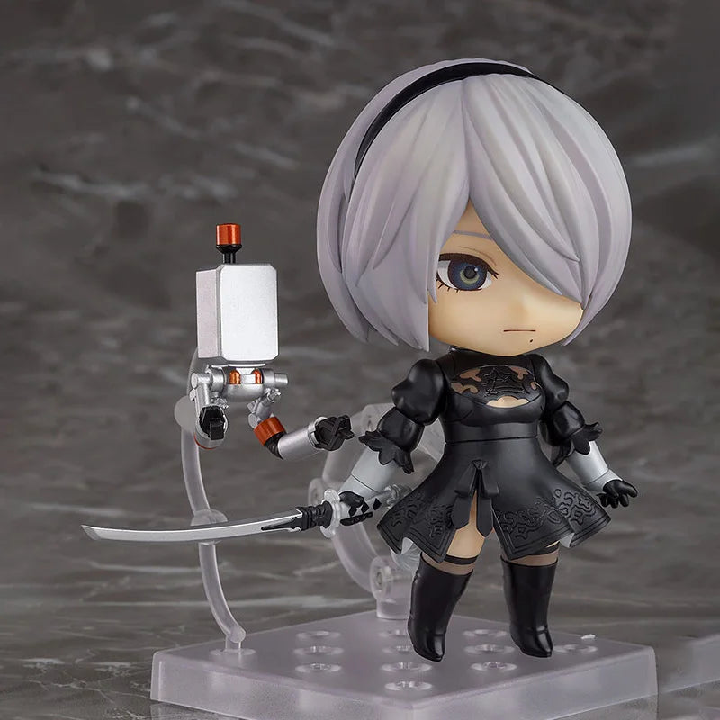 Anime Q -Verison 1475 NieR:Automata 2B Anime YoRHa No.2 Type B Action Figure  Collection Model Toy Doll  Christmas Present