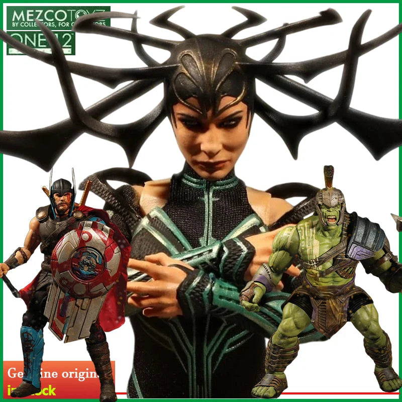 Mezco Toyz Original 1/12 Collective Series Mobile Doll Marvel Superheldenmodell Donnergott 3 Amerikanisches Umfeld Jungen Spielzeug Geschenk