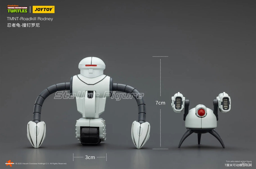 【SF】JOYTOY TMNT 1/18 Action Figure TMNT-Roadkill Rodney Model Toys Gifts Collection Ornaments