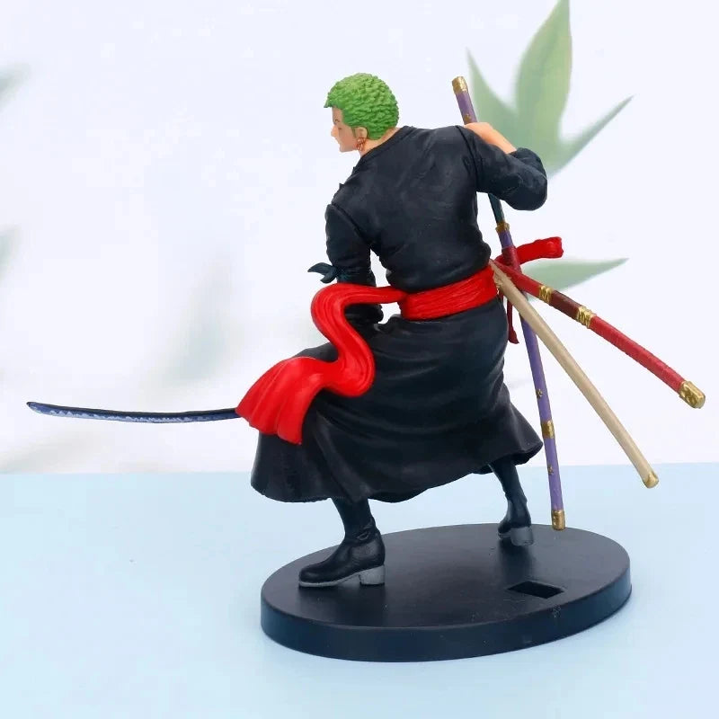 Anime One Piece Roronoa Zoro Figure Art King Sauron Commemorative One Hundred Scenes of the Great Pirates by Eiichiro Oda Model