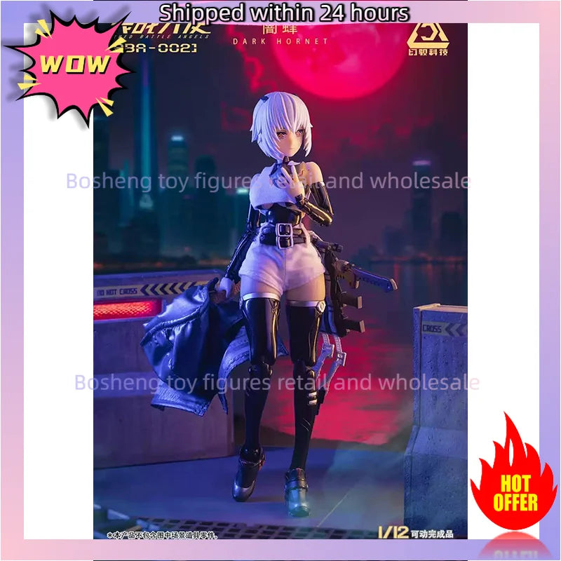 11 Original LOSCONT Armed Battle Angels ABA 002 Dark Hornet 1/12 Scale In Stock Anime Action Collection Figures Model Toys