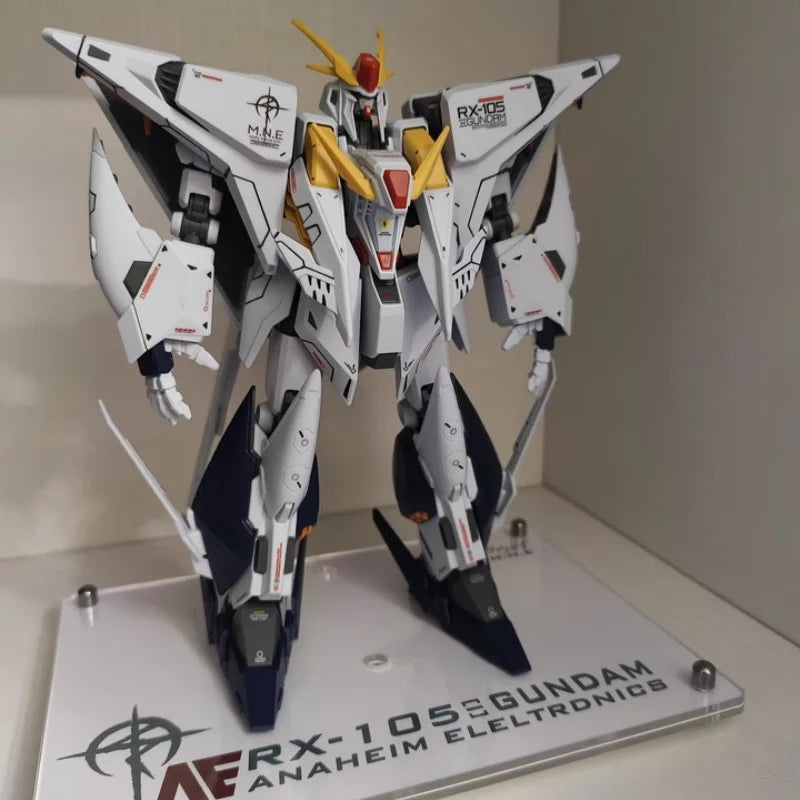 Jujiang Kexi Hg1/144 RX-105 Gundam Model Kit - Assembly Action Humanoid Robot Toy Display Desktop Ornament Collectible Gift