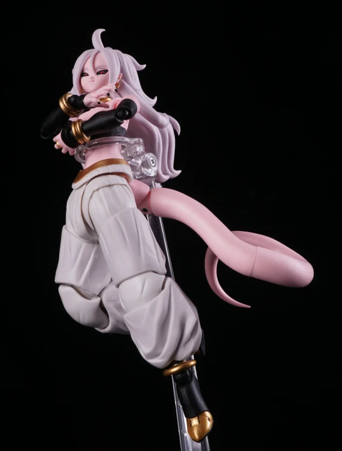 BANDAI S.H.Figuarts Android 21 Action Figure Dragon Ball Z SHF Anime Collectible Model Toy for Fans Original in Stock