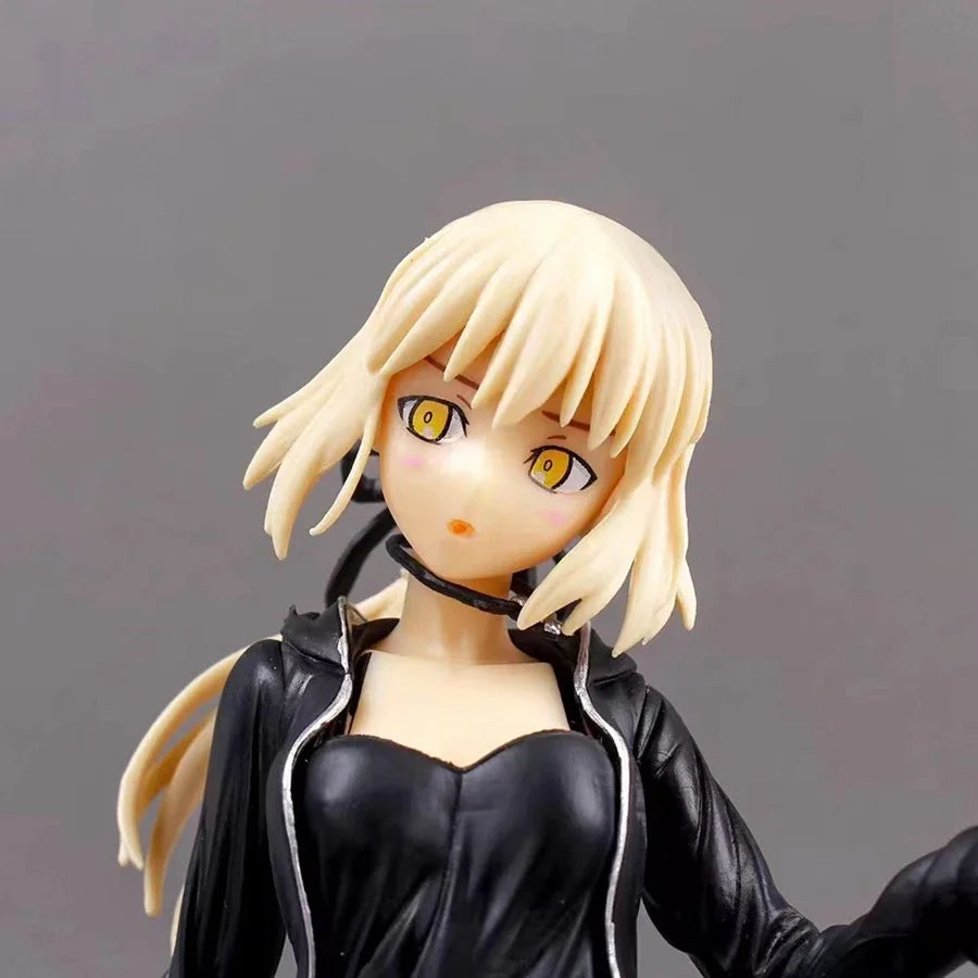 23cm Fate/Grand Order Anime Figure Swordsman Saber Action Figure Arturia Pendragon(Alter) Figurine Collection Model Doll Toys
