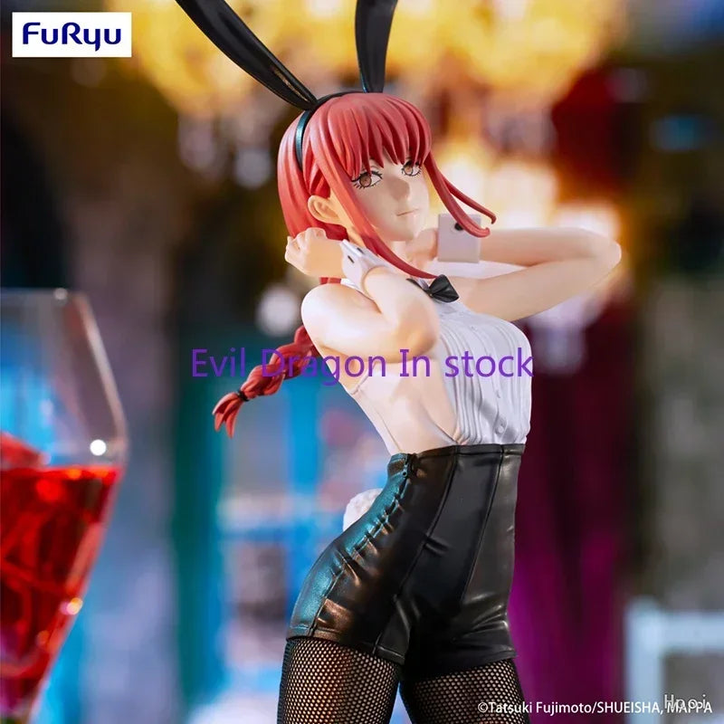 In Stock Original FuRyu BiCute MAKIMA Plush Toy Peripheral and Beauty Figure Toy 30cm Collectible Gift