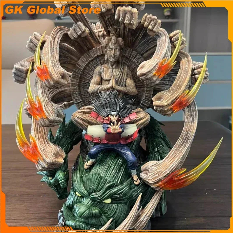 35cm New NARUTO Anime Figure Senju Hashirama Peripheral PVC Model Collect Statue Desktop Decoration Ornaments Birthday Gifts Toy