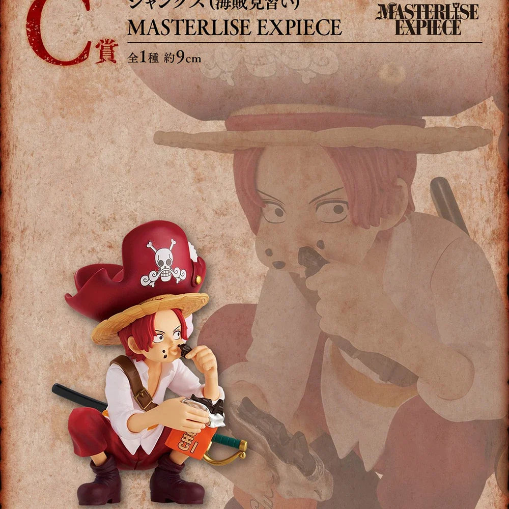 Original in Stock Bandai Spirits Ichiban Kuji  One Piece Douke No Buggy Akagami No Shanks Crocus Anime Figure Model Decoration