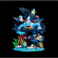 Anime Pokemon Charizard Family Figure Bucket Ocean Blastoise Valley Collectible Action Figurine Statue Dolls Model Ornament Gift
