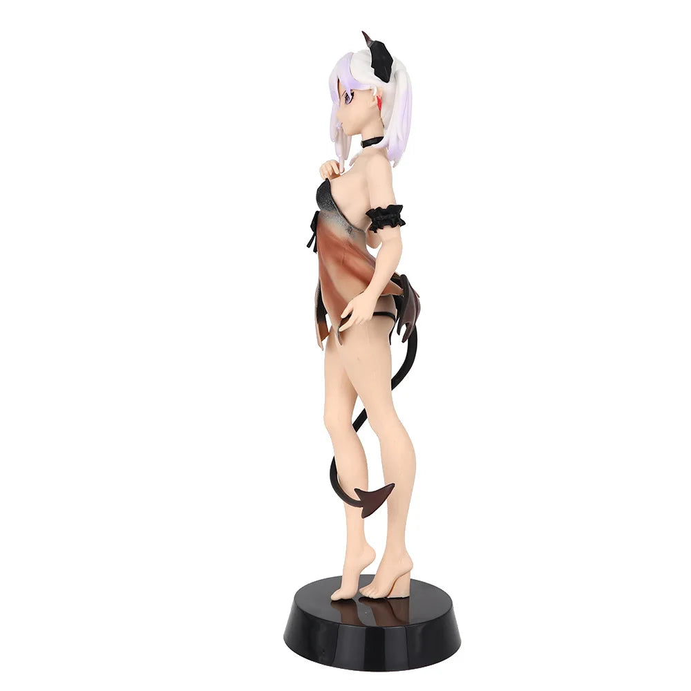 28cm Anime little devil Lilith Q version standing posture Action Figure PVC model Toys doll Desk Decor Collectible Gifts
