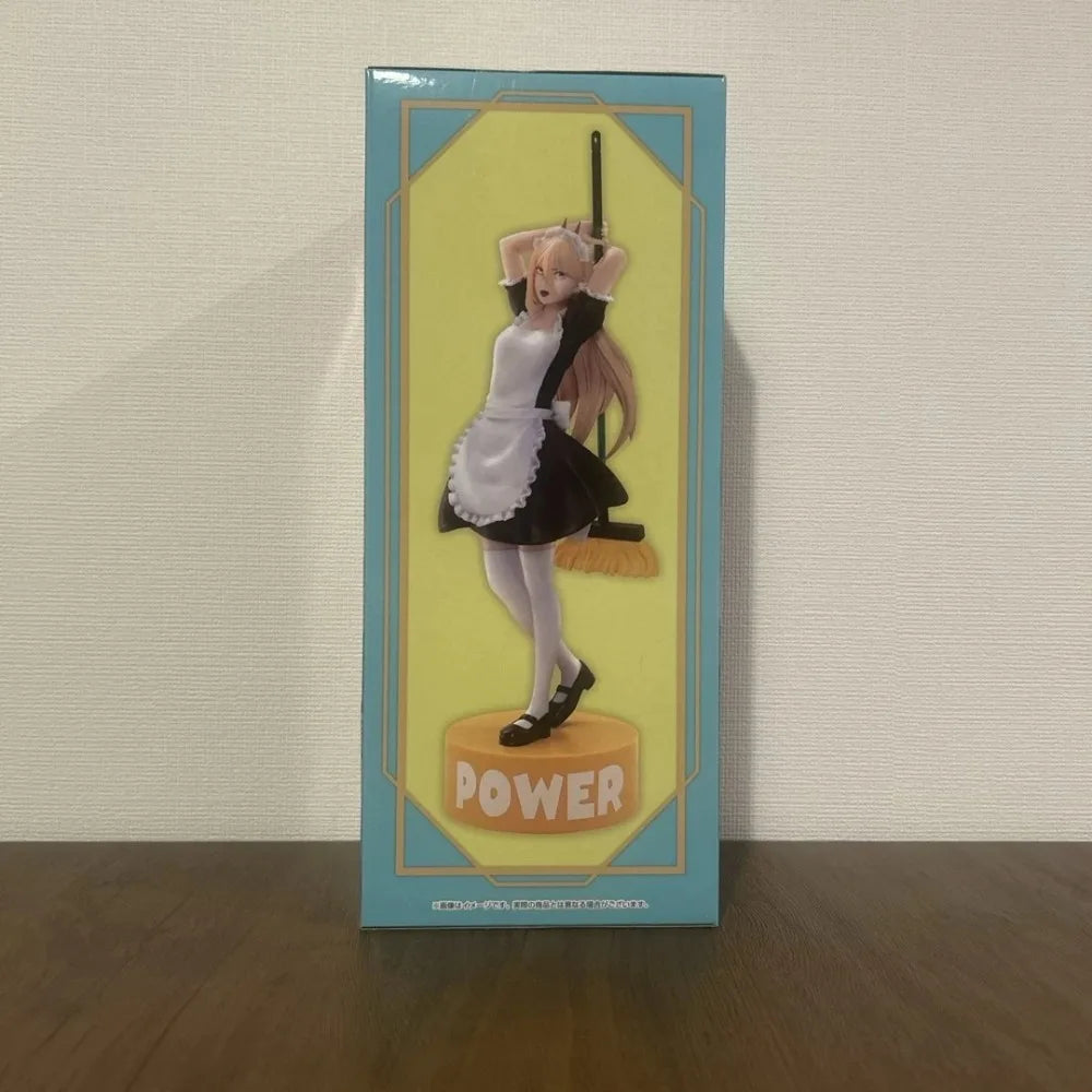 In Stock SK Japan Original Genuine GIGO Limited HereDitail Anime Chainsaw Man Power Maid Outfit 27cm Model Toy Figures Xmas Gift