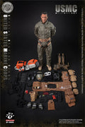 1/6 KING'S TOY KT-8005 USMC SRT Soldat Puppe Operation Einheit Komplettset Bewegliche Actionfigur Komplettset Geschenk für Fans Sammler 12"