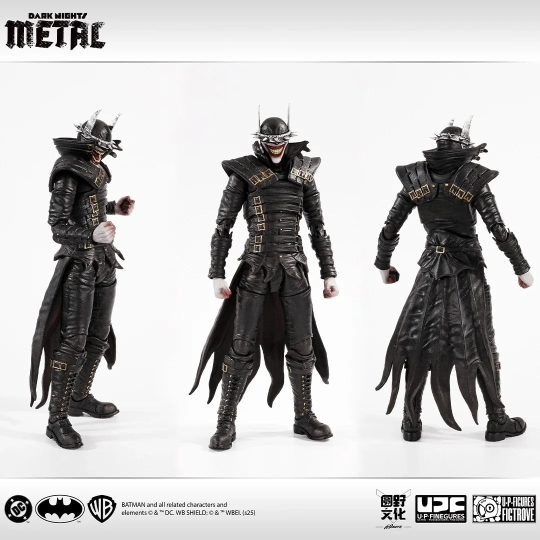 U-P-Finegures Batman Dark Nights: Metal The Batman Who Laughs DCC Model Action Figure Trendy Toys Desktop Doll Collectibles