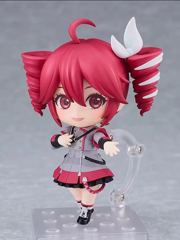 10cm Kasane Teto Action Figures Anime Q Version PVC Doll Model Toy Cosplay Figurine Stand Model Desk Display Decor Standing Gift