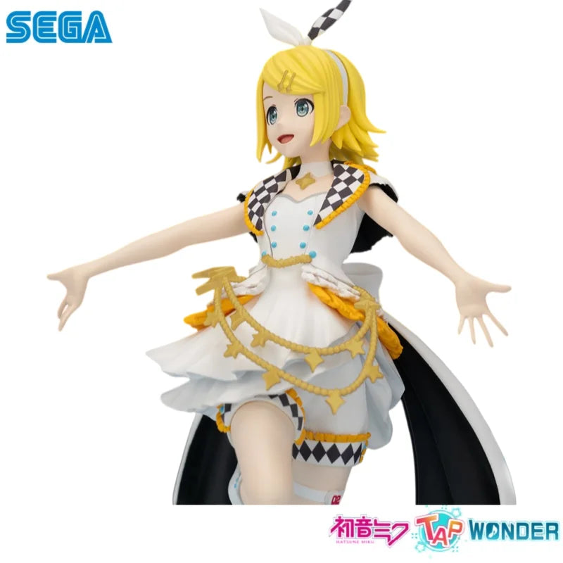 In Stock Sega Original Hatsune Miku Kagamine Rin Action Figure Model Doll Brand New Boxed Toys Model Garage Collectible