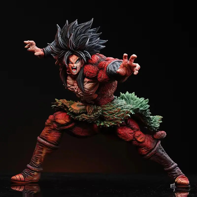 Action Figure Dragon Ball Broli Super Saiyan 28cm Handmade Animation Character Model Statue Collectible Desktop Decoration Gift
