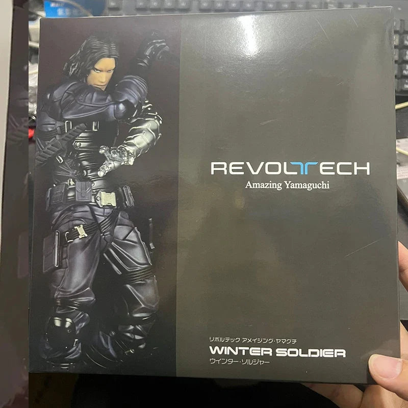 Kaiyodo Winter Soldier Figure Revoltech AMAZING YAMAGUCHI Bucky Barnes Captain America Action Figures Collectible Model Toys