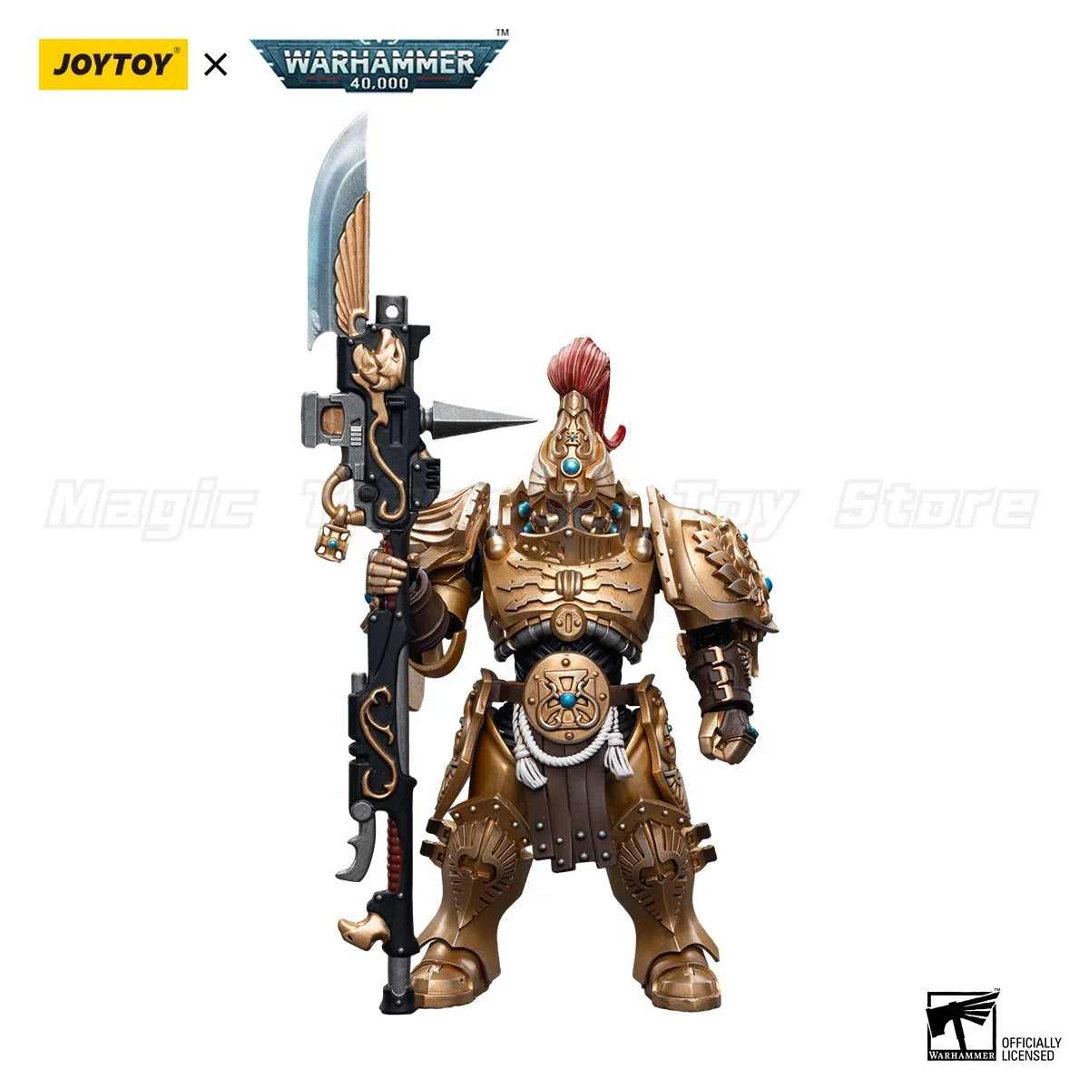 【In stock】JOYTOY Warhammer 40K Adeptus Custodes Custodian Guard with Guardian Spear 1/18 Action Figure Model Toy