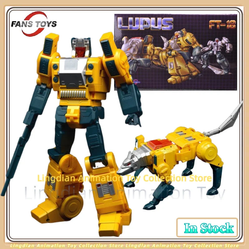 【In Stock】100% Original FansToys FT-18 Lupus Man Wolf G1 Transformation Toys Autobot MP Ratio Finished Mecha Collection Gift