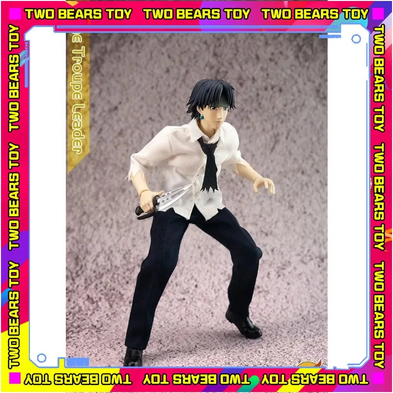 SoloWingStudio 1/12 HUNTERxHUNTER Phantom Troupe The Troupe Leader Chrollo Lucilfer PVC Anime Action Figures Model Toy