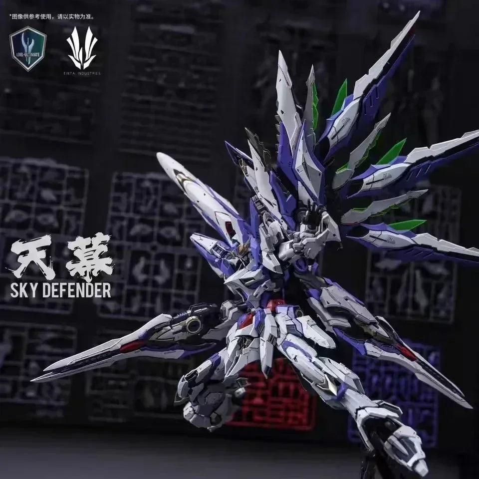 In Stock EINTA INDUSTRIES SKY DEFENDER Level-Ultimate NPCM-017 Assembling Model Mecha Model Pvc Toys Oversize 1/72 Toys Gifts