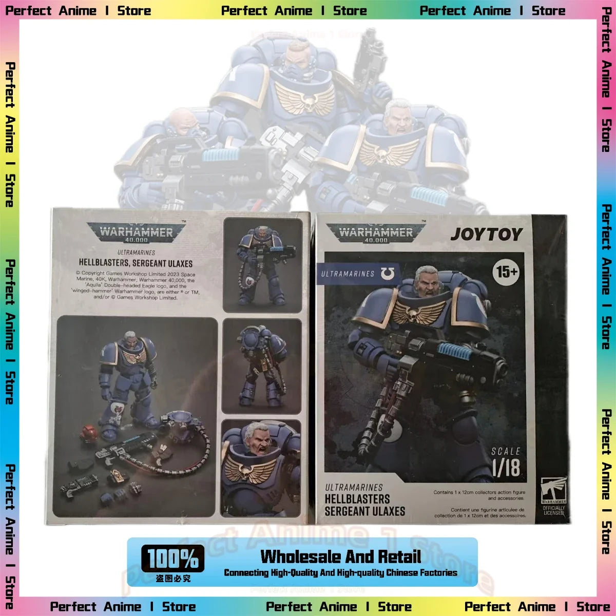 24-hour Shipment JOYTOY Dark Source Warhammer 40K 1:18 Extreme Warrior Hell Bombardier Moving Soldier Moving Doll