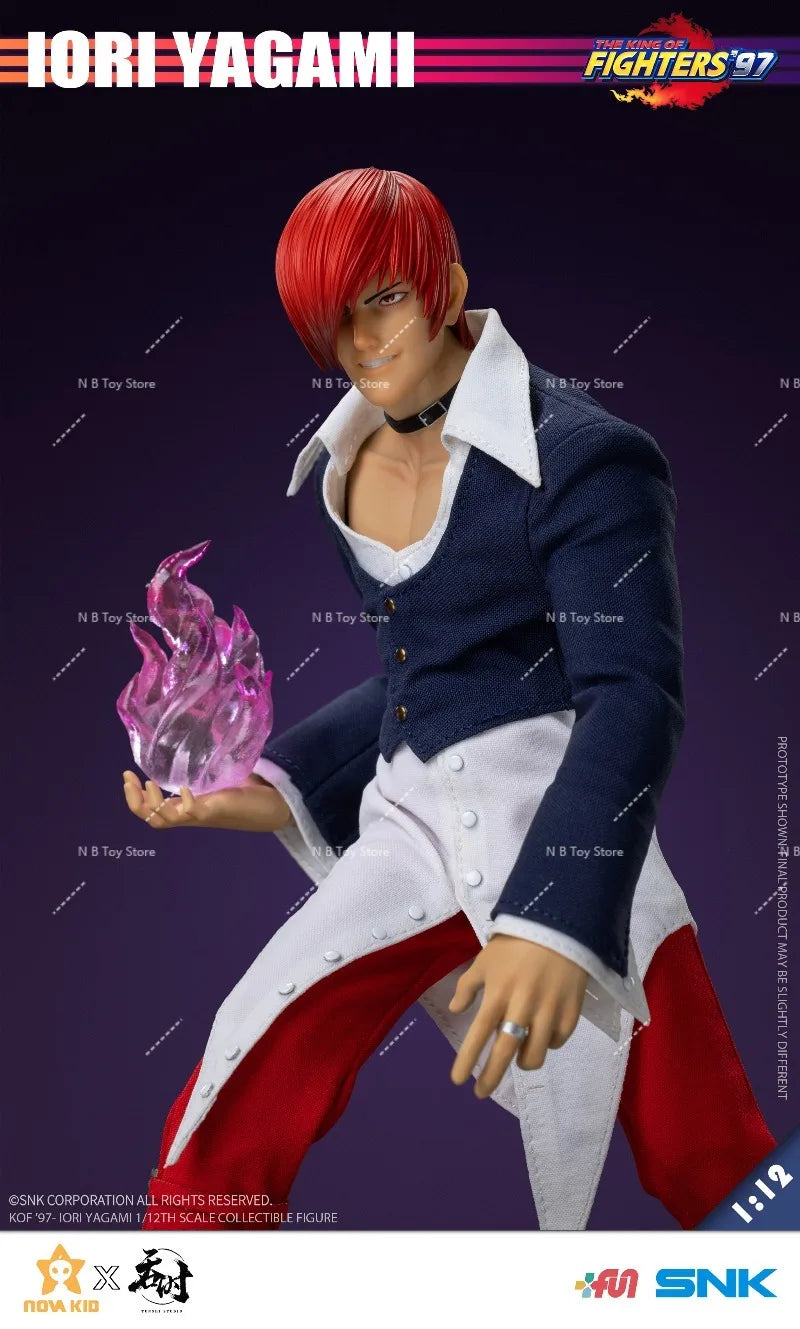 In Stock TunShi Studio TS-XXZ-008 1/12 SHF The King of Fighters'97 Iori Yagami Anime Action Figures Toys Models PVC Collector