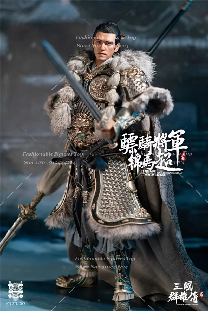 FYJ-STUDIO FYJ 001 1/6 Men Soldier Brave Ancient Chinese General Ma Chao Full Set 12Inch Action Figure Body Toys Collection