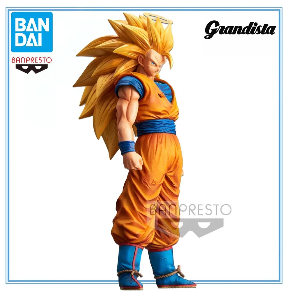100% Original in Stock Bandai Spirits  Grandista  Dragon Ball Z Son Goku SSJ3 Anime Figure Collection Series Model Toys