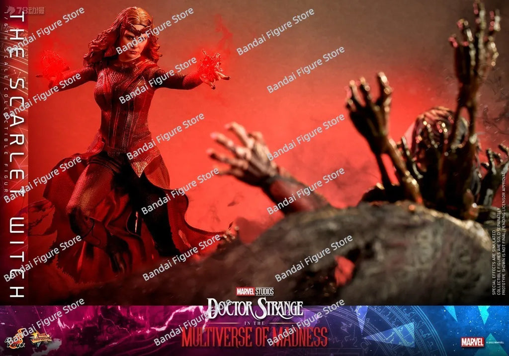 HOTTOYS HT MMS652 MMS653 Collection 1/6 The Scarlet Witch Action Figure Doctor Strange 2 Movie Delicate 12" Full Set Soldier