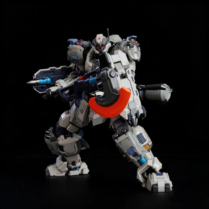 MOSHOW 1/100 Fox Hound II 20cm Butcher Type 2 Action Figures Military-Style Robot Model Toy With Display Base Desk Deco Boy Gift