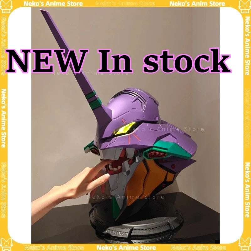 【In Stock】BANDAI Tides BN HEAD Collection Neon Genesis Evangelion Unit-01 Ver. Action Figure Anime Desktop Doll Collectibles
