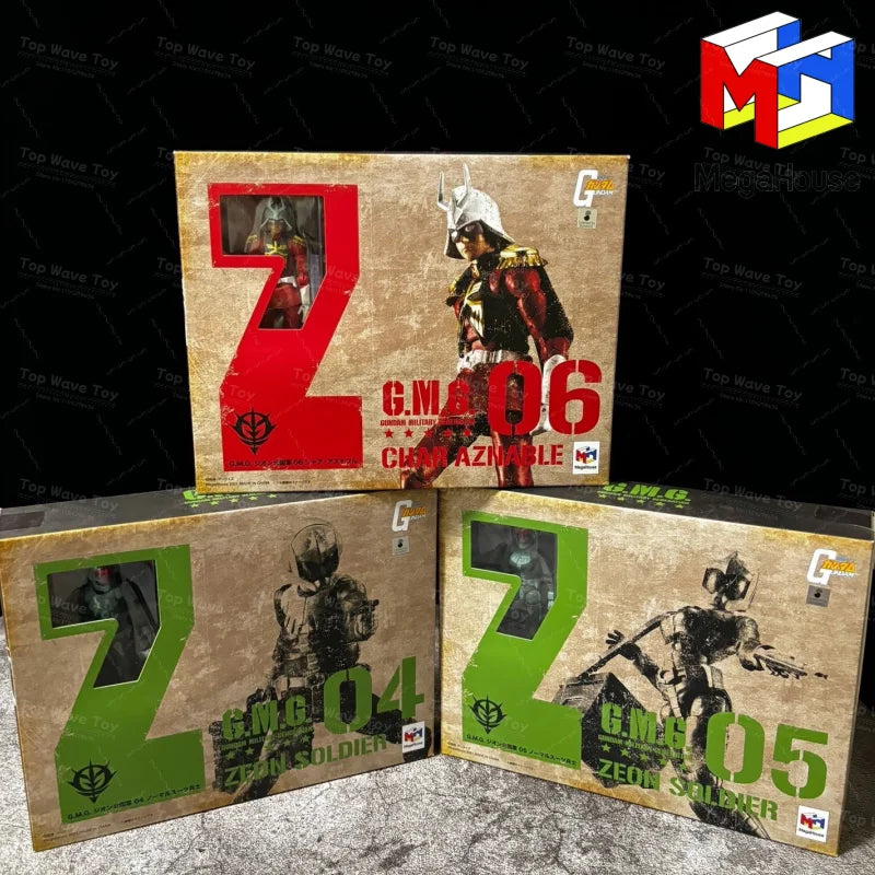NEW STOCK ORIGINAL MOBILE SUIT MODEL MEGAHOUSE MH GMG MILITARY GENERATION ZEON SOLDIER ANIME MODEL ACTION FIGURES CHRISTMAS GIFT