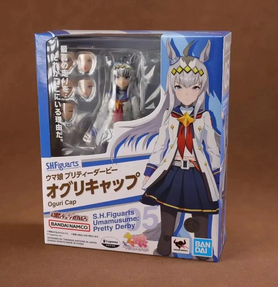 BANDAI Original S.H.Figuarts Umamusume Pretty Derby Tokai Teio  Action Figure Assembly Model Toys Collectible Model Ornaments