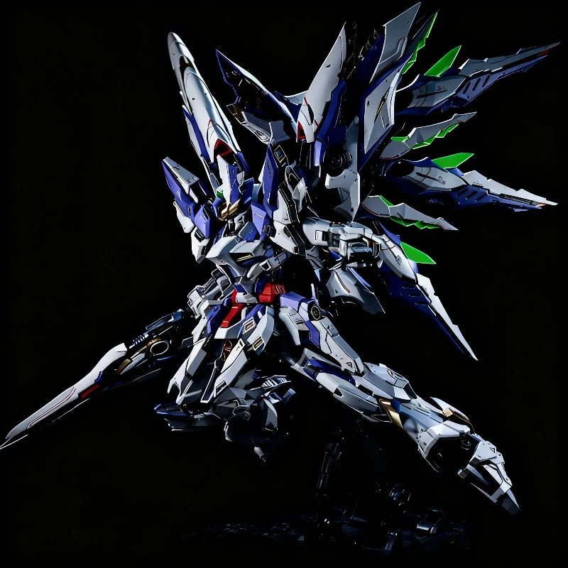 EINTA Sky Defender 1/72 Assembly Model Kit Alloy Frame Action Figures Multilayer Structure Mecha Toy With Base Collectible Gift