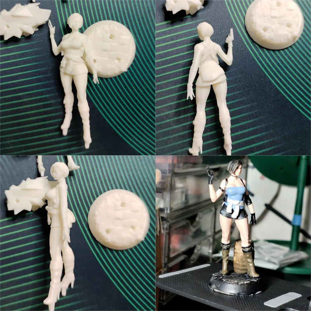 Gil Valentian Coloring The White Model of 3d Printed Models DIY Coloring Self-assembly Figurines Miniatures