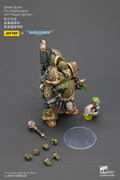 【SF】JOYTOY Warhammer 40K 1/18 Action Figure Death Guard Foul Blightspawn with Plague Spraye Model Toys Gifts Collection Ornament