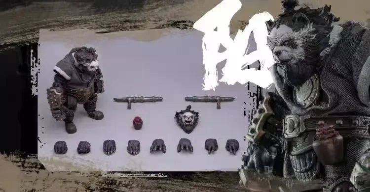 Craftsman's League Furui White Tiger Hermit Old Man White Werewolf William Crocodile Rabbit Panda Yin and Yang can be done