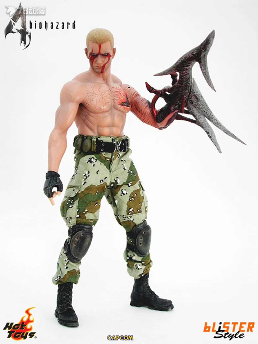 HotToys Resident Evil 1/6 VGM 004 Jack Krauser Transformed Edition Collection Action Figure Model 12-inch Scene Ornament Gift