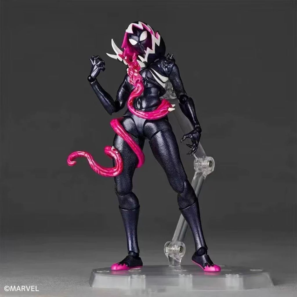 New KO Venom Gwen Marvel Anime Action Figures Figurine Kaiyodo Amazing Yamaguchi Revoltech Statue Model Customized Kid Toy Gifts