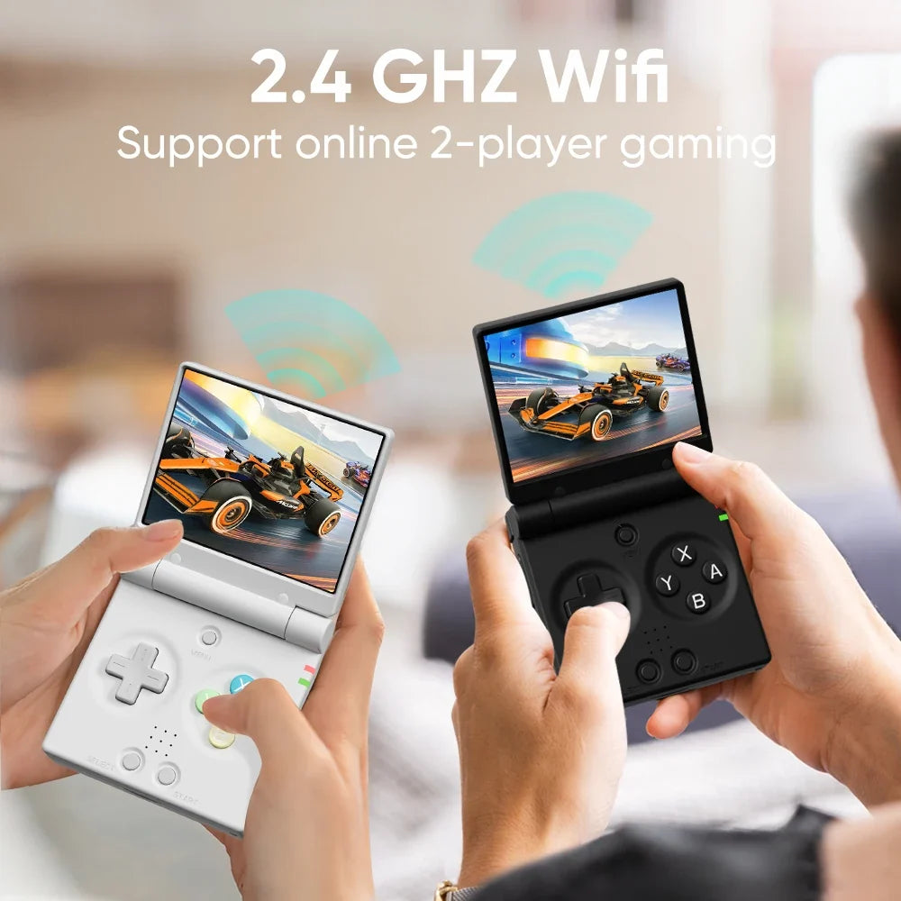 MIYOO MINI FLIP Handheld Game Players 2.8'' IPS Screen Linux System Video Game Consoles Free Case Gamer Gift Retro Gaming