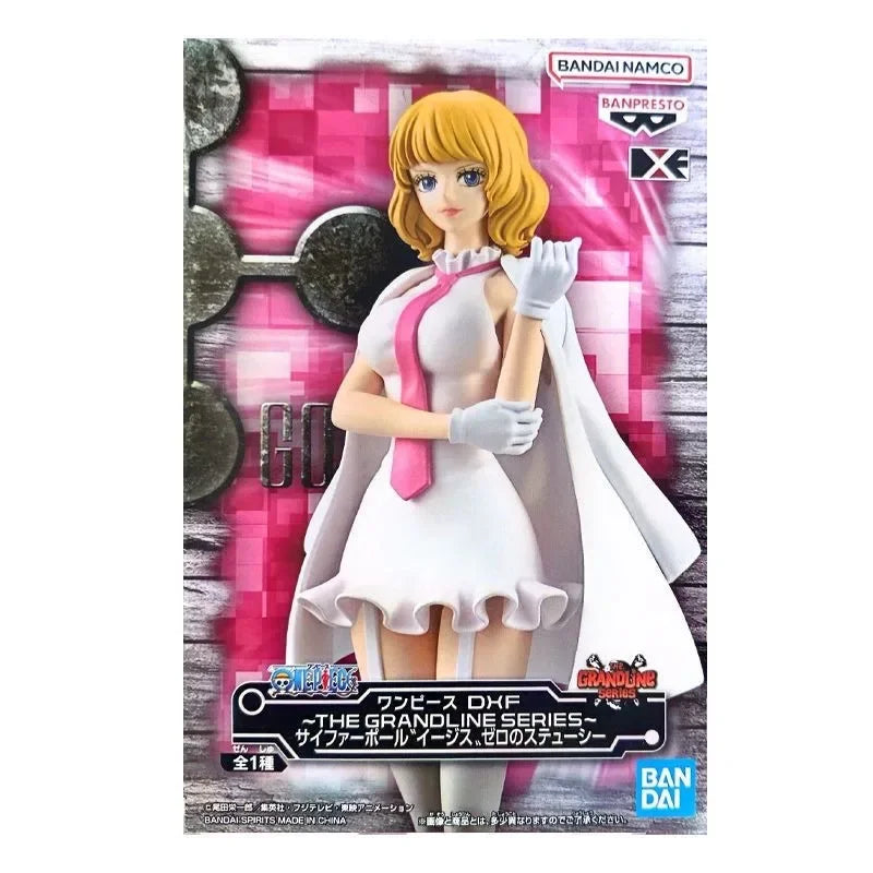 Original Bandai One Piece Dxf Figure The Grandline Lady Stussy Collection Ornaments Figure Toys Birthday Gift 16cm