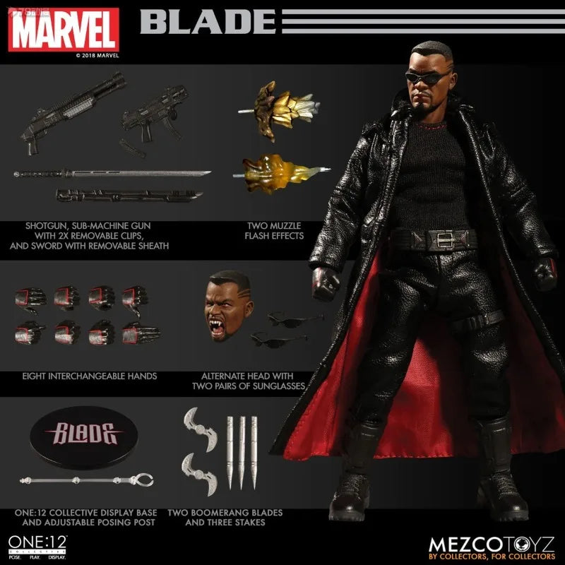 Mezco Toyz Original 1/12movable Doll Collective Series Blade Warrior Anime Action Figure Model Toys Movable Model Gifts for Boys