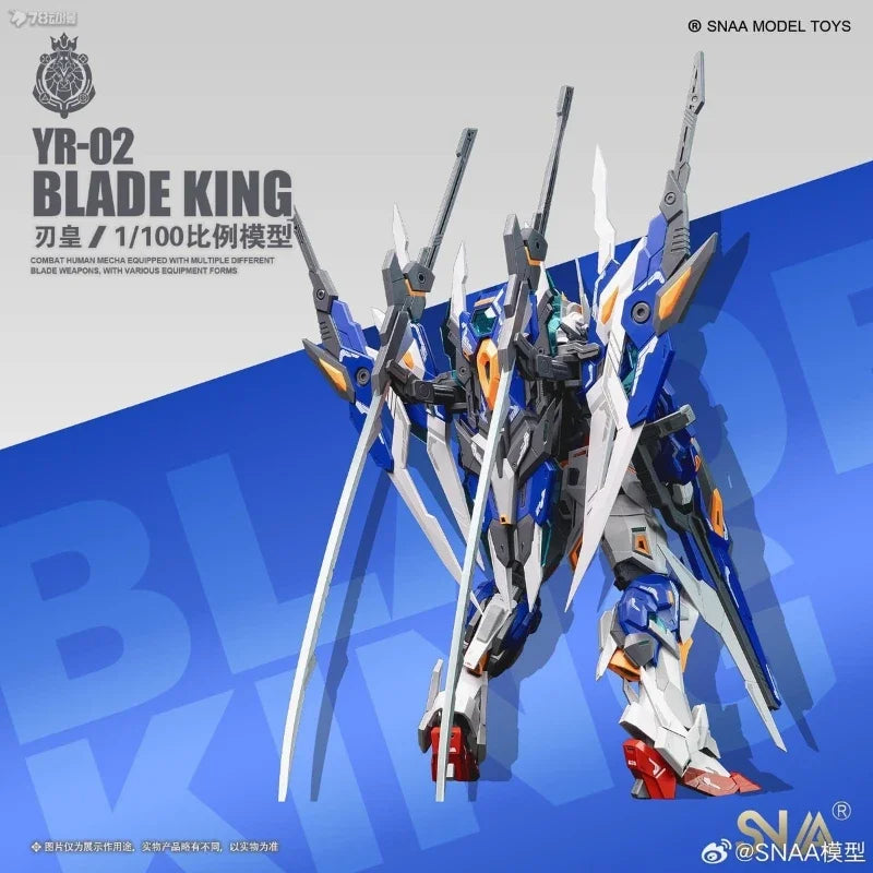 SNAA Original Emperor Series Blade Sovereign Anime Action Figure Assembly Desktop Ornament Model Toys Collectible Model