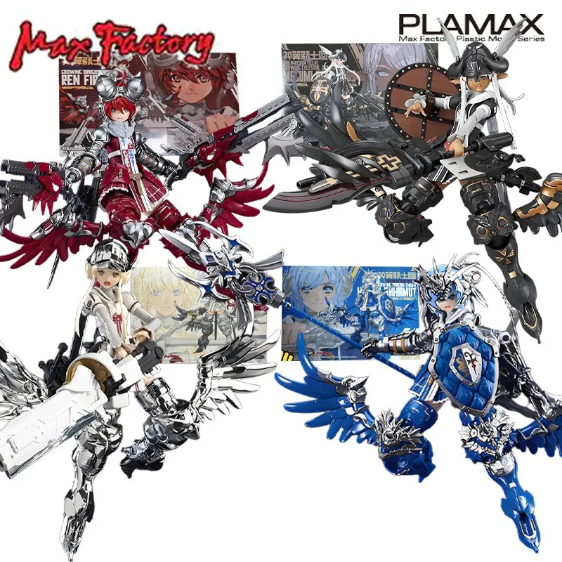 Max Factory Original GODZ ORDER Series GO-03  REN FIRE DRAGON Action Figure Assembly Model Toys Collectible Model Gifts for Boys
