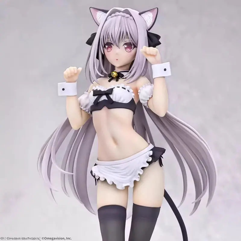 Omegavision Sakurakouji Luna Anime Figure Original Color Cat Ear Tsuki Ni Yorisou Otome No Sahou Standing Model For Anime Fans